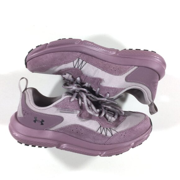 Under Armour Charged Verssert 2 Running Shoes Womens Size 8 Purple Pink 3027180 - Picture 2 of 9